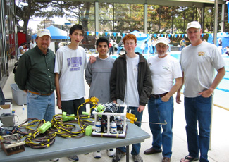 Judging MATE ROV competition 2007 with Sheldon Rubin/SeaBotix and Leonard Pool/Sidus